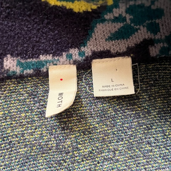 Anthropologie Moth Printed Chenille Jacket - Picture 9 of 9